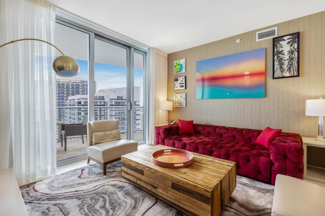 Seashore Resort - 2 Bedroom Right On The Beach Direct Ocean-View With Amenities On The Rooftop Голливуд Экстерьер фото